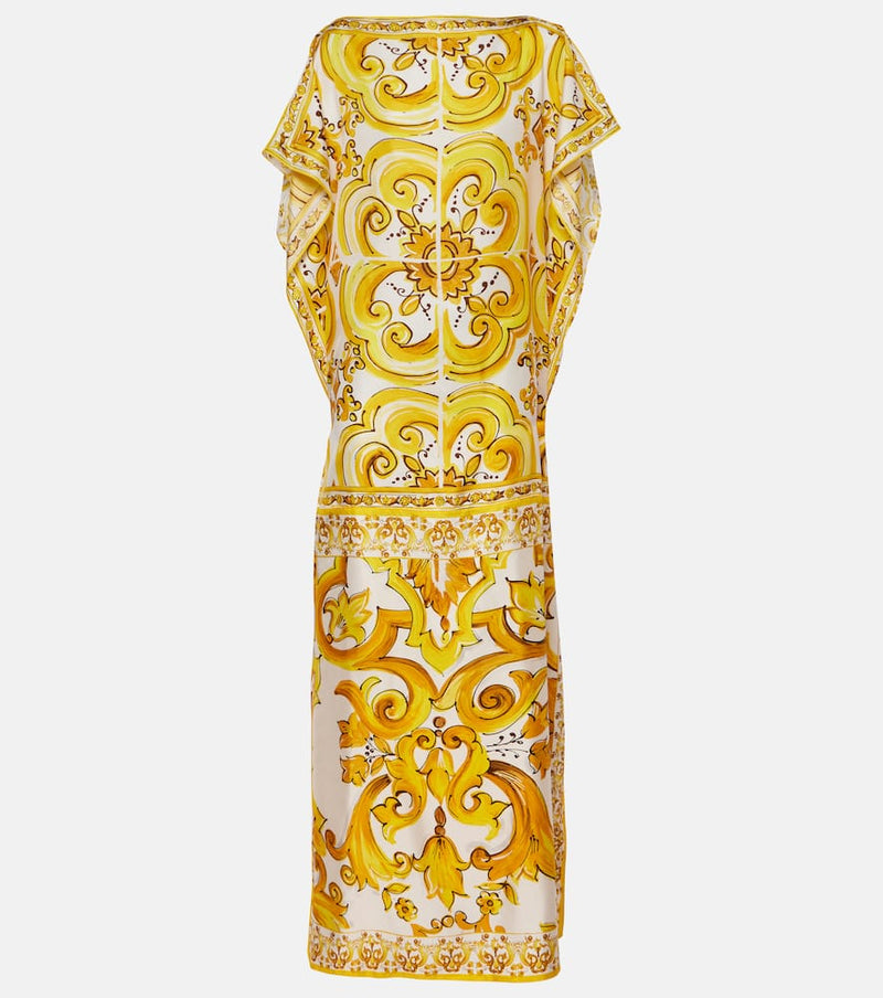 Dolce & Gabbana Majolica silk kaftan