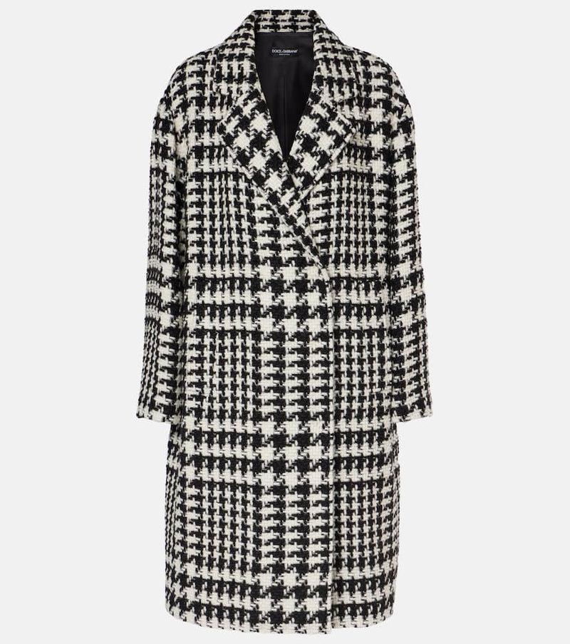 Dolce & Gabbana Oversized houndstooth coat