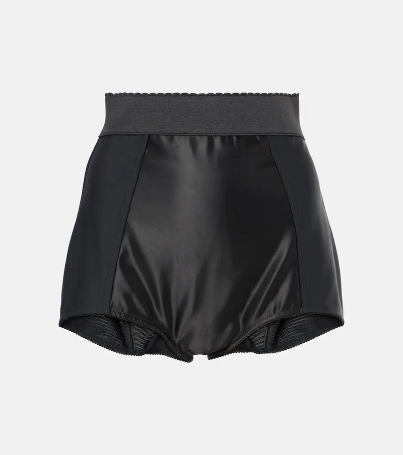 Dolce & Gabbana Paneled high-rise shorts | LYBSTORE