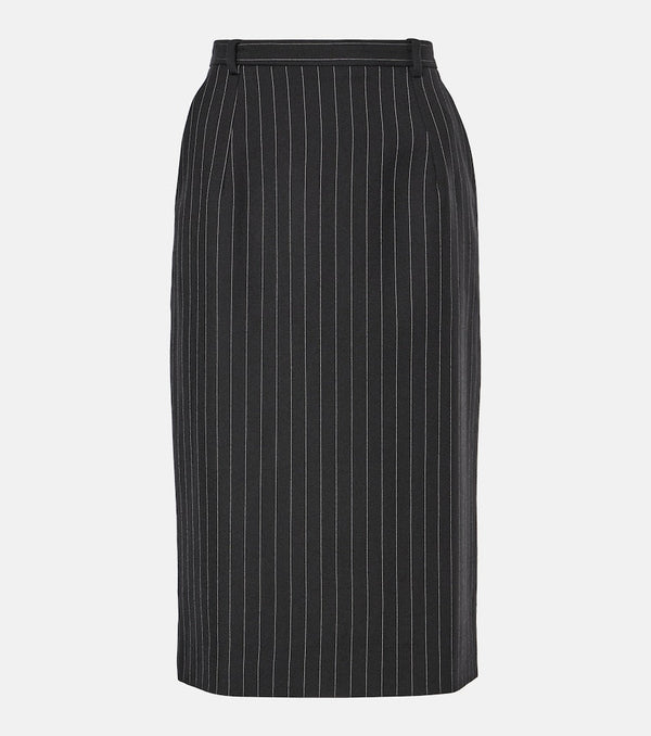 Dolce & Gabbana Pinstripe wool pencil skirt | LYBSTORE