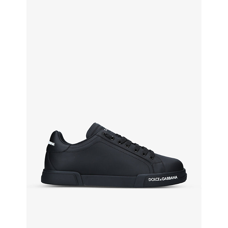 Mens Dolce & Gabbana Portofino leather low-top trainers