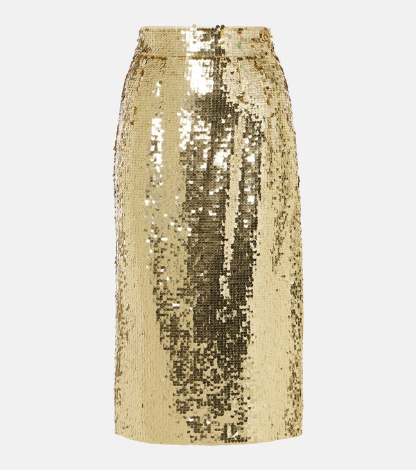 Dolce & Gabbana Sequined midi skirt