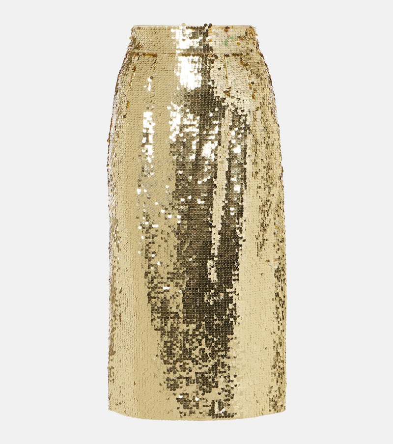 Dolce & Gabbana Sequined midi skirt