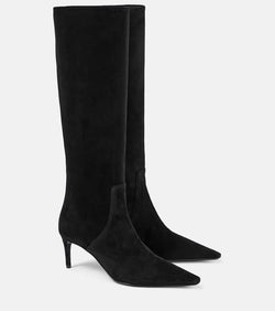 Dolce & Gabbana Suede knee-high boots