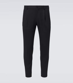 Dolce & Gabbana Wool-blend gabardine tuxedo pants