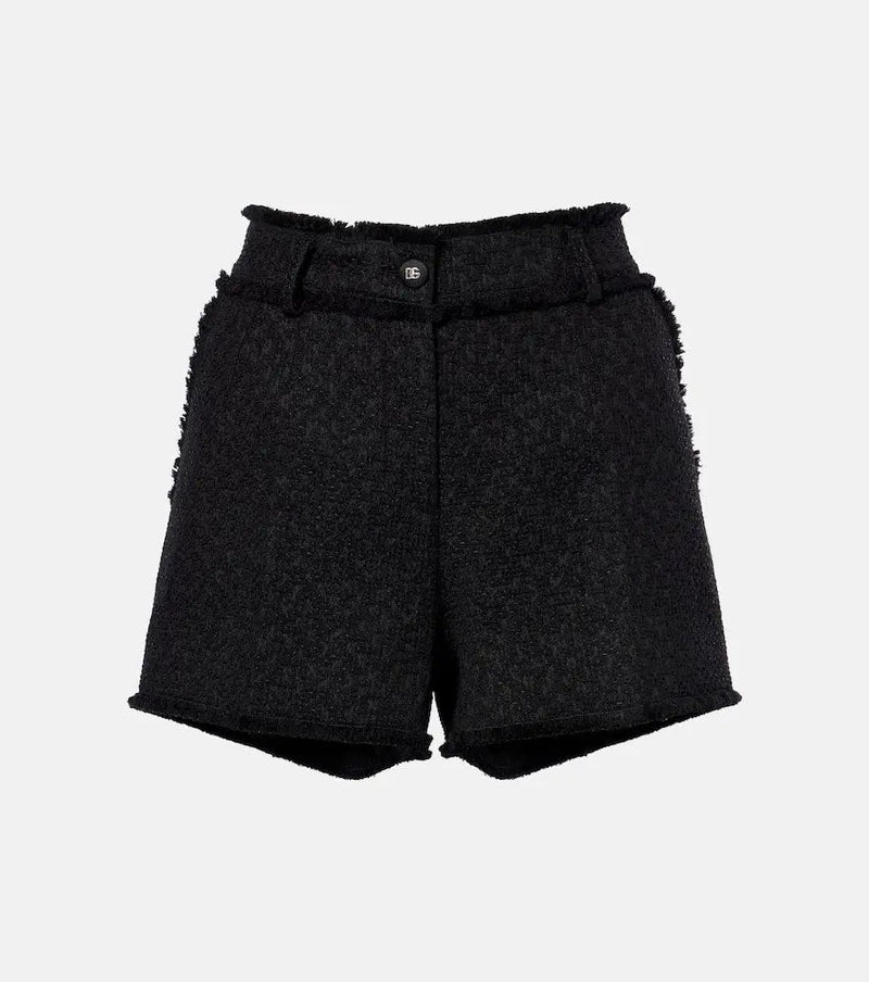 Dolce & Gabbana Wool-blend tweed shorts | LYBSTORE