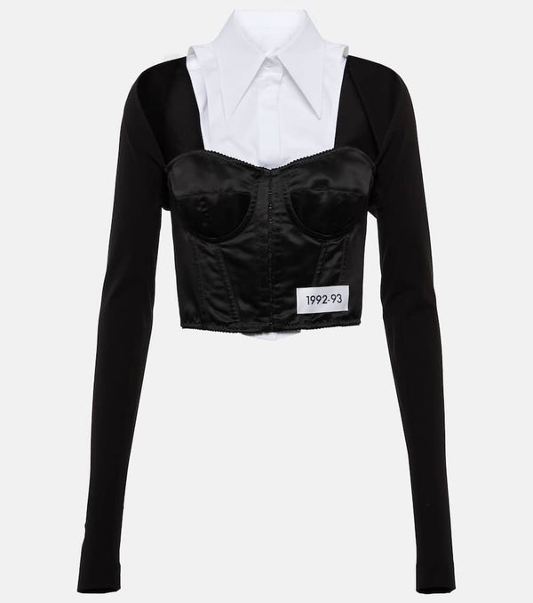 Dolce & Gabbana x Kim off-shoulder bustier top