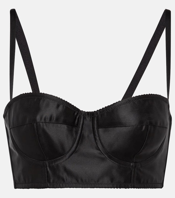 Dolce & Gabbana x Kim satin bustier