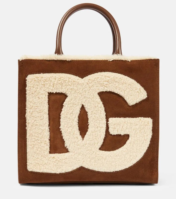 Dolce & Gabbana DG Daily Mini suede tote bag | LYBSTORE