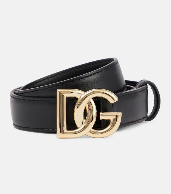 Dolce & Gabbana DG leather belt