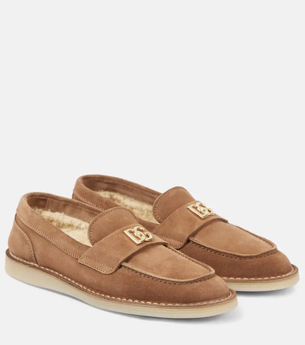 Dolce & Gabbana DG suede loafers | LYBSTORE