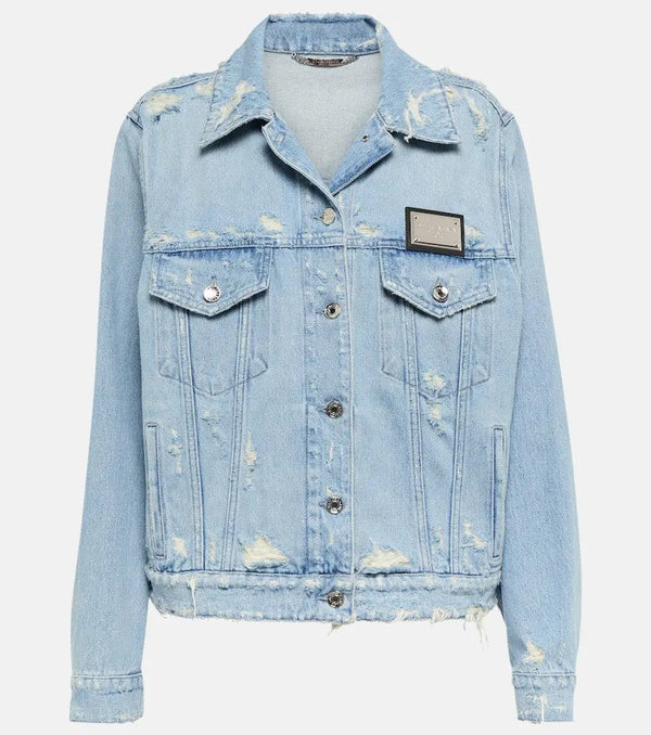 Dolce & Gabbana Distressed denim jacket | LYBSTORE