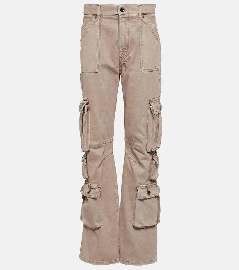 Dolce & Gabbana High-rise cotton cargo pants | LYBSTORE