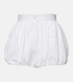 Dolce & Gabbana High-rise cotton poplin shorts | LYBSTORE