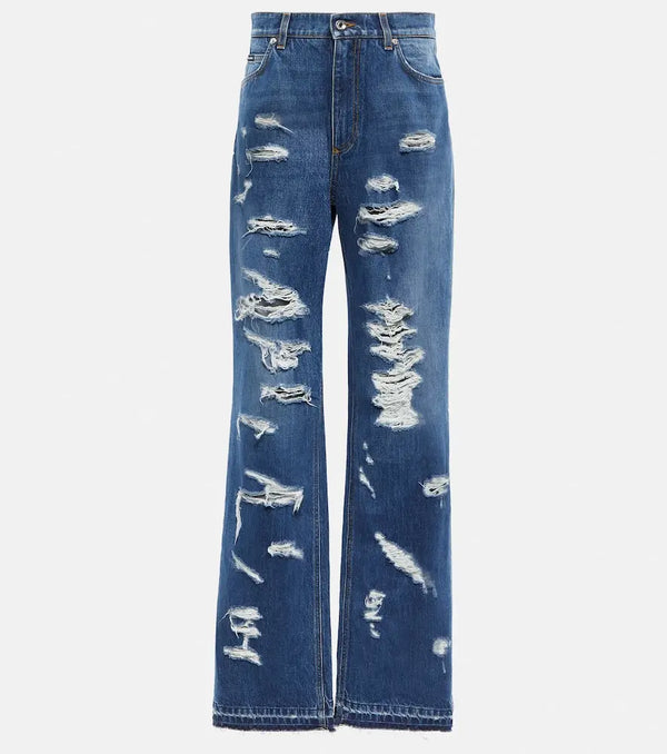 Dolce & Gabbana High-rise straight jeans | LYBSTORE