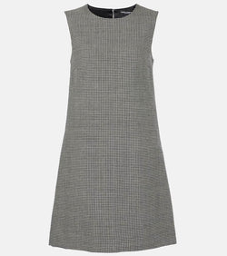 Dolce & Gabbana Houndstooth wool minidress | LYBSTORE