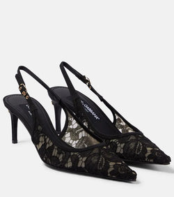 Dolce & Gabbana Lace slingback pumps | LYBSTORE