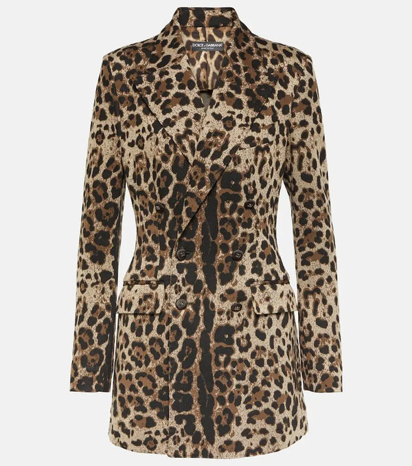 Dolce & Gabbana Leopard-print blazer | LYBSTORE