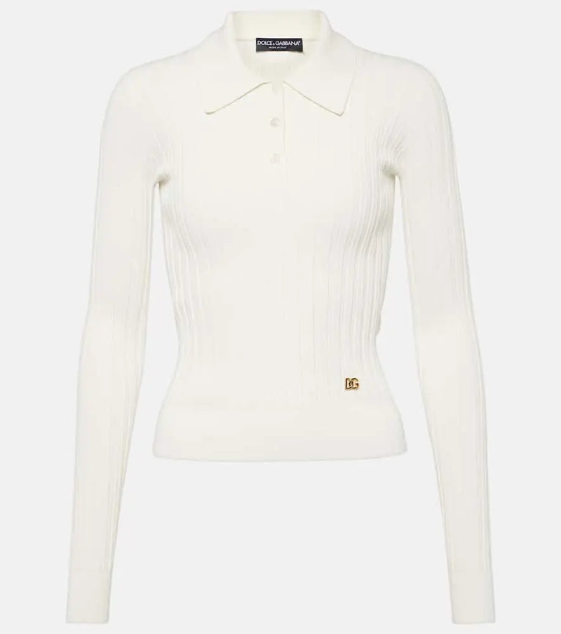 Dolce & Gabbana Long-sleeved polo shirt | LYBSTORE