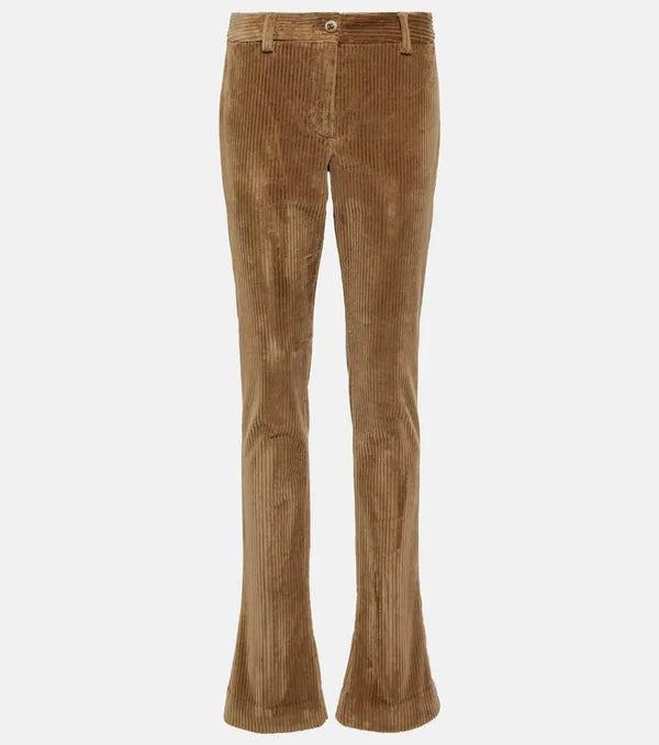 Dolce & Gabbana Low-rise corduroy slim pants | LYBSTORE