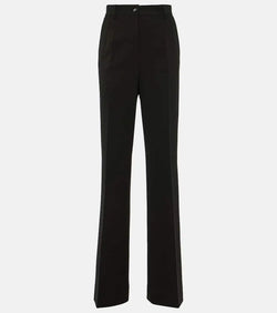 Dolce & Gabbana Milano high-rise jersey flared pants