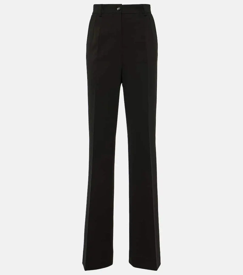 Dolce & Gabbana Milano high-rise jersey flared pants