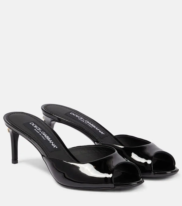 Dolce & Gabbana Patent leather mules | LYBSTORE