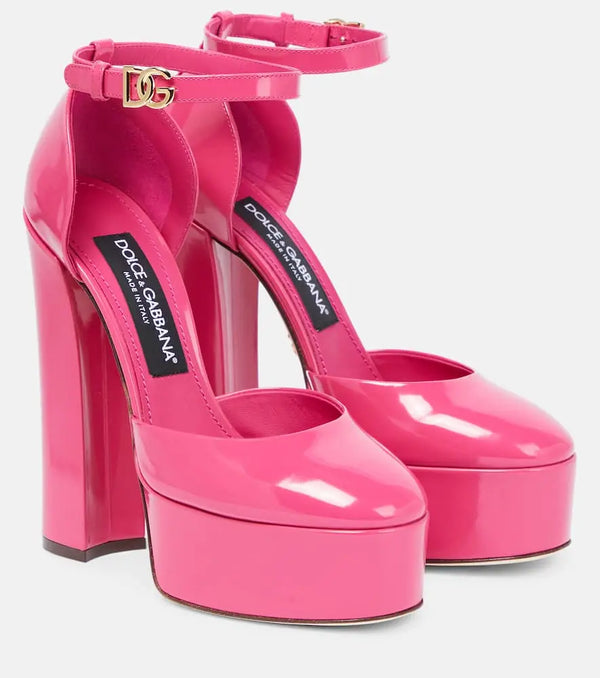 Dolce & Gabbana Platform leather sandals | LYBSTORE