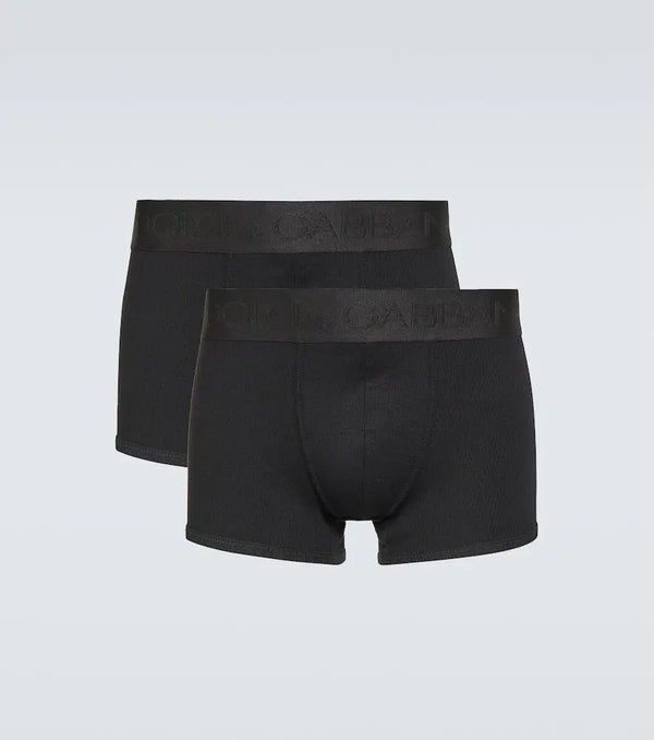 Dolce & Gabbana Set of 2 cotton jersey boxer briefs | LYBSTORE