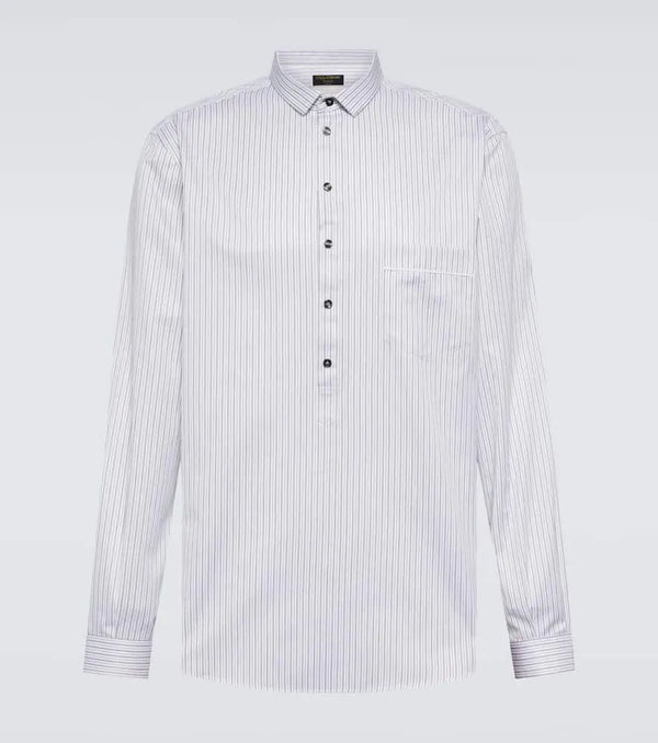 Dolce & Gabbana Striped cotton poplin shirt