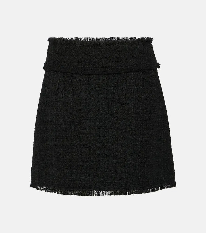 Dolce & Gabbana Wool-blend tweed miniskirt | LYBSTORE