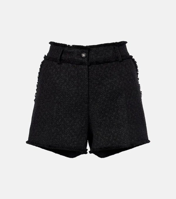 Dolce & Gabbana Wool-blend tweed shorts