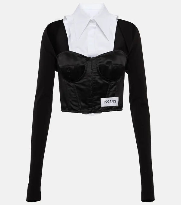 Dolce & Gabbana x Kim off-shoulder bustier top | LYBSTORE