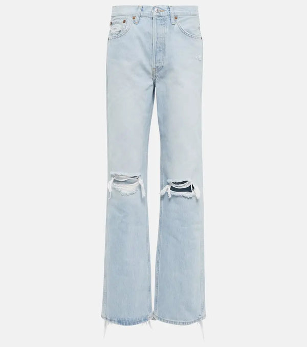 Re/Done '90s high-rise straight jeans | LYBSTORE