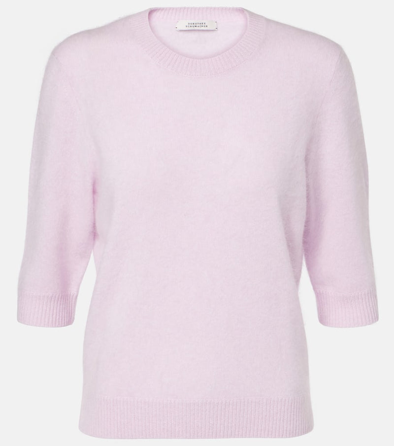 Dorothee Schumacher Fluffy Statements wool and cashmere top