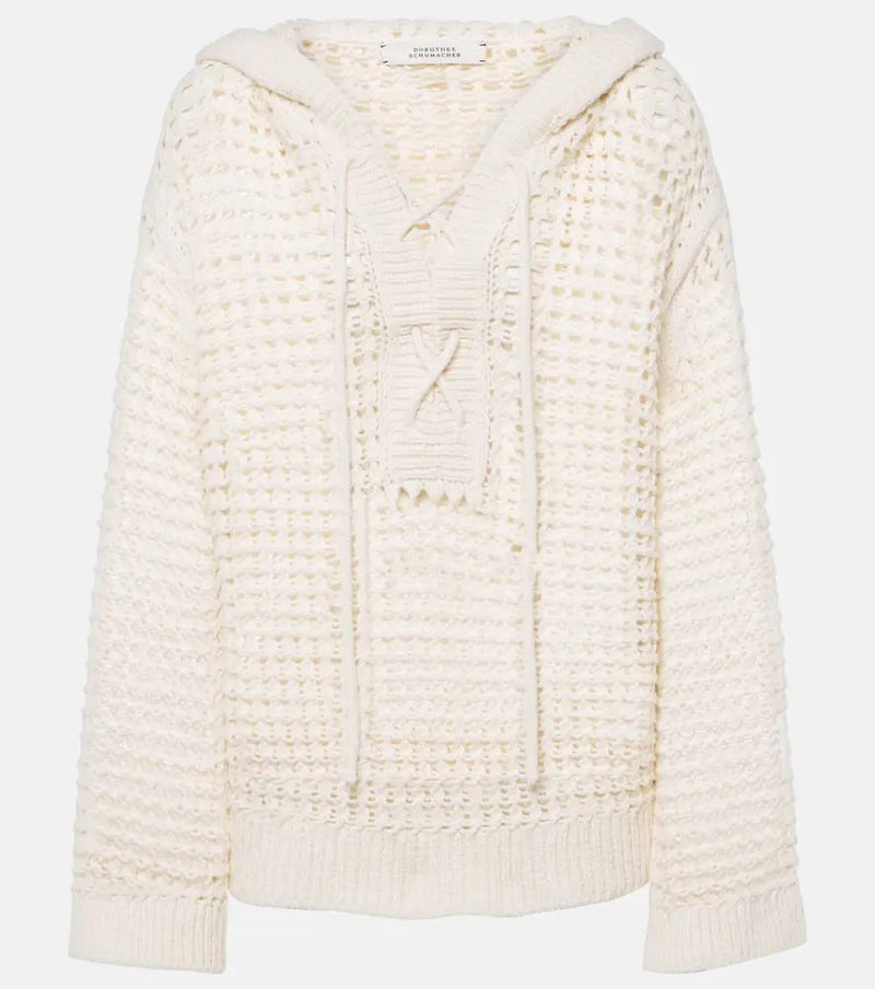 Dorothee Schumacher Open-knit cotton-blend sweater