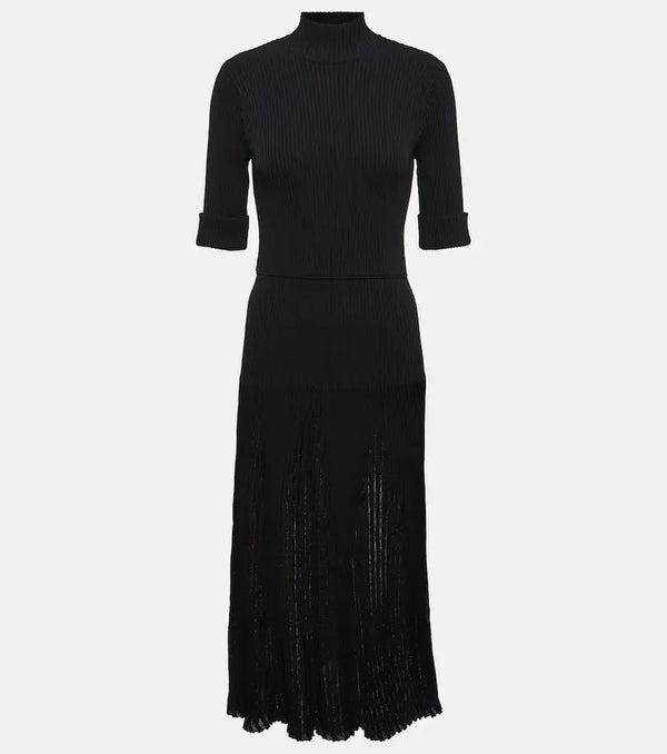 Dorothee Schumacher Plissé knit midi dress | LYBSTORE