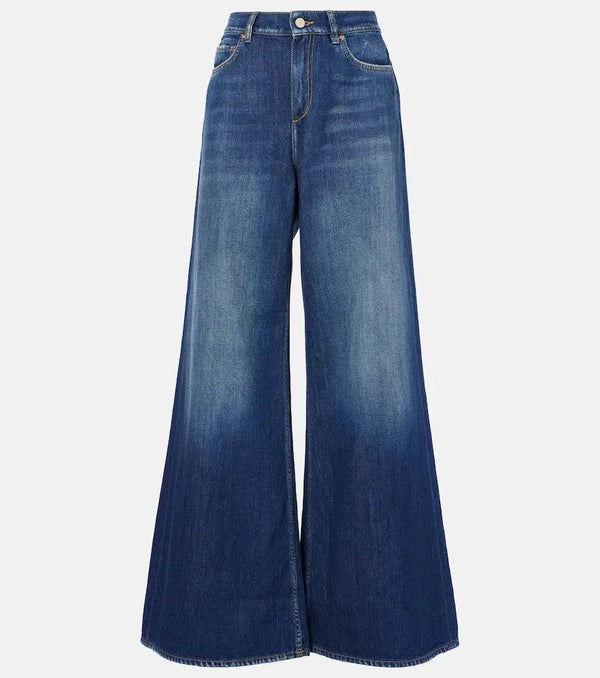 Dorothee Schumacher Romance flared wide-leg jeans | LYBSTORE