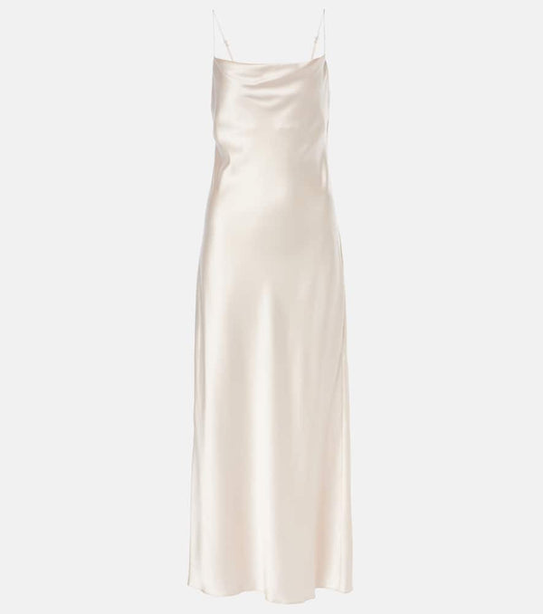 Dorothee Schumacher Sense of Shine silk-blend midi dress