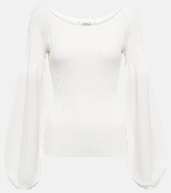 Dorothee Schumacher Sleek Ribs wool-blend sweater | LYBSTORE