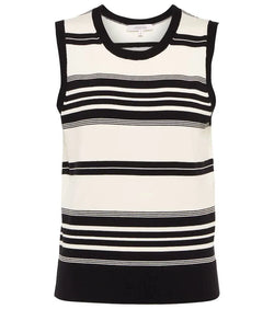 Dorothee Schumacher Striped cotton-blend vest | LYBSTORE