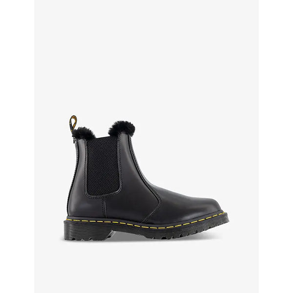 Dr. Martens 2976 Leonore faux fur-lined leather Chelsea boots