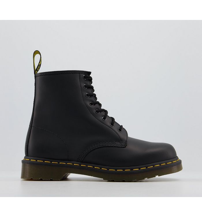 Dr. Martens Mens 8 Eye Lace Boots M Black Leather