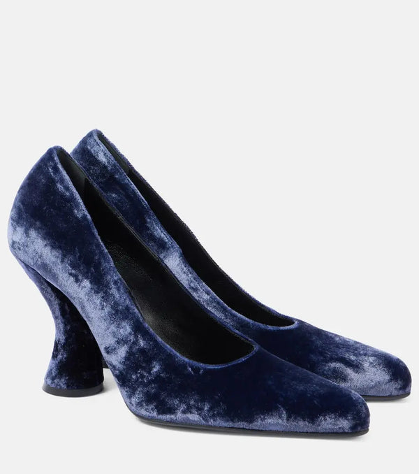 Dries Van Noten 95 velvet pumps | LYBSTORE