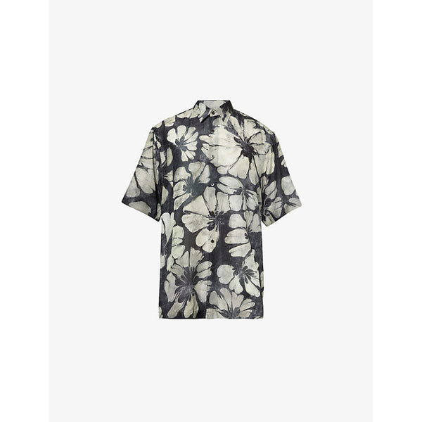 Dries Van Noten Cassidye Printed Silk Shirt