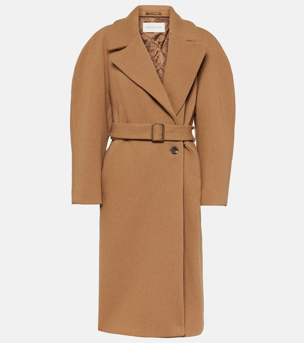 Dries Van Noten Double-breasted wool coat