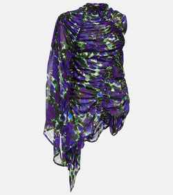 Dries Van Noten Draped floral top | LYBSTORE