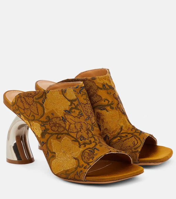 Dries Van Noten Floral mules | LYBSTORE