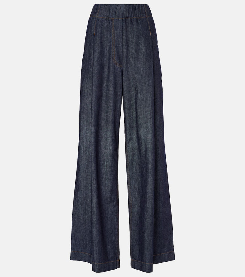 Dries Van Noten High-rise wide-leg jeans