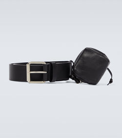 Dries Van Noten Leather belt and bag